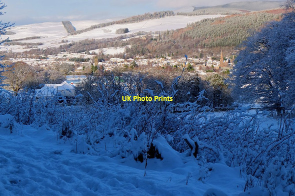 Photo 6"x4" Peebles from Cademuir Peebles\/NT2540 c2017