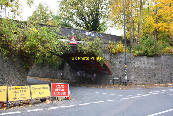 Photo 6"x4" Easton Road bridge at junction with Whitehall Road Bristol c2016