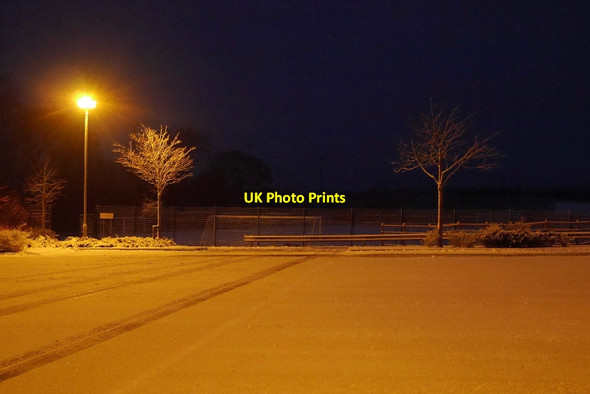 Photo 6"x4" Beware of yellow snow Dunblane c2017