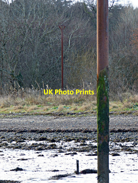 Photo 6"x4" Measured Mile post in the Clyde at Parklea Parkhill\/NS3573 c2017 P1