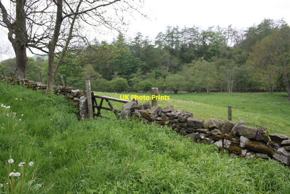 Photo 6"x4" Gateway in wall beside A6108 opposite West Wood Clints\/NZ1000 c2016