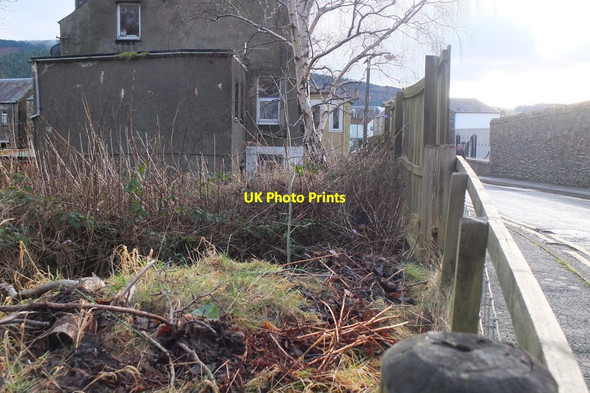Photo 6"x4" Mill lade entering the Caerlee Mill site Innerleithen c2017