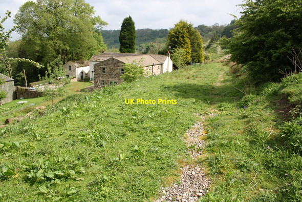 Photo 6"x4" Footpath passing 'Under Bank' Hudswell\/NZ1400 c2016
