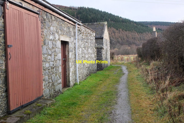 Photo 6"x4" Farm buildings, Innerleithen Mains Innerleithen c2017