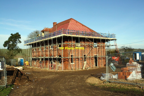 Photo 6"x4" Replacement house takes shape at Icknield Farm Ipsden c2017