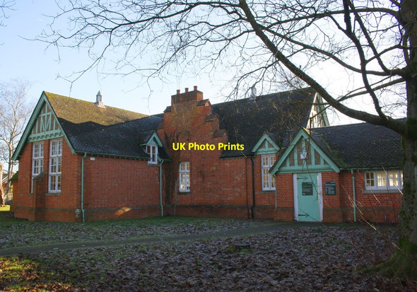Photo 6"x4" Woodcote Library, Reading Road Exlade Street c2017