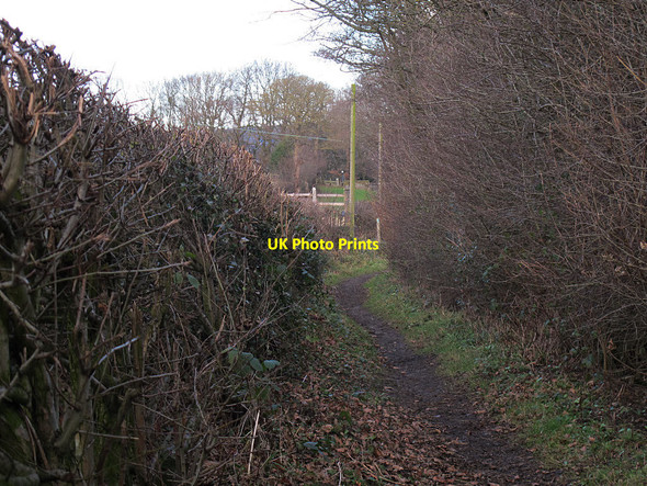 Photo 6"x4" Bridleway near Newhall Farm  Mirfield c2017