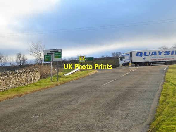 Photo 6"x4" Junction on the A66 Boldron c2017