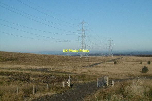 Photo 6"x4" Power line, Auchlin Skares\/NS5217 c2017