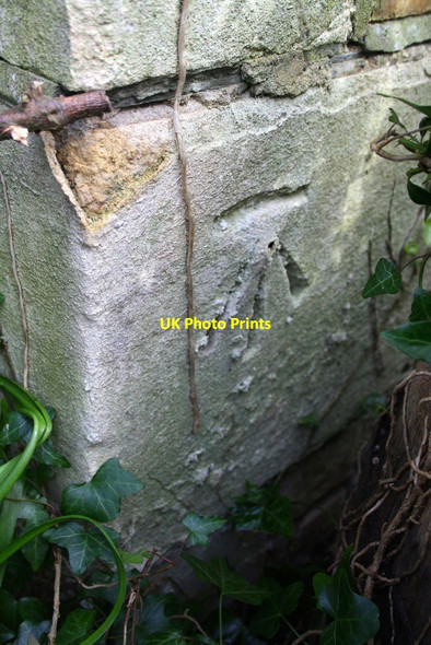 Photo 6"x4" Benchmark on The Old Chapel Lower Heyford c2016