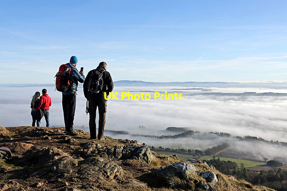 Photo 6"x4" At the summit of Eildon Mid Hill Melrose\/NT5434 c2017