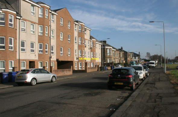 Photo 6"x4" Flats on Seedhill Road Paisley c2017