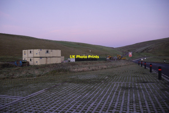 Photo 6"x4" Monkfoot: construction base Glespin\/NS8028 c2017