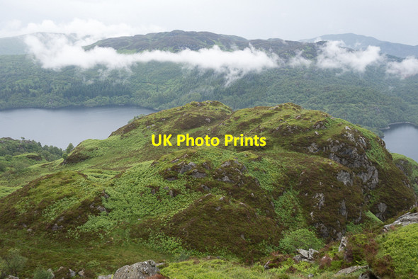 Photo 6"x4" High ground to the south of Coire na Uruisgean Goblin's Cave\/Corrie na Urisgean c2015