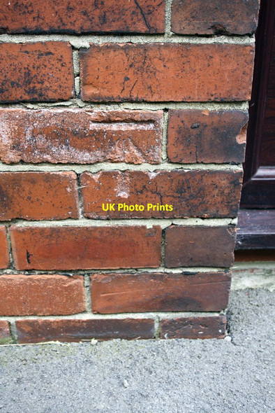 Photo 6"x4" Benchmark on #220 Scott Hall Road Leeds\/SE3034 c2016