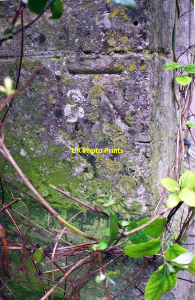Photo 6"x4" Benchmark on St Peter's Church Crawley\/SP3411 c2017