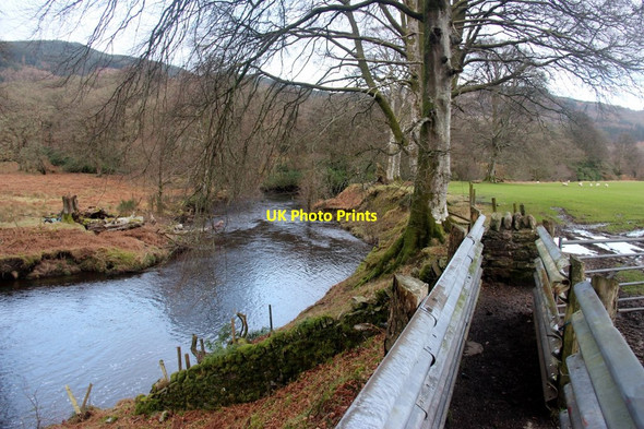 Photo 6"x4" River Ruel at Ormidale Bealach Maim c2017