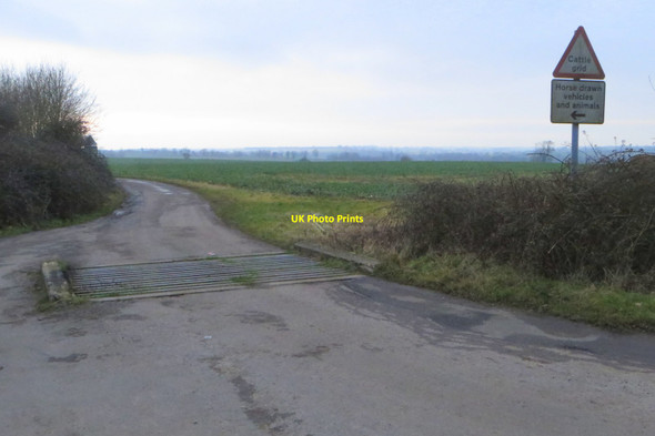 Photo 6"x4" Cattle grid on the lane to Woodend Bradden c2017