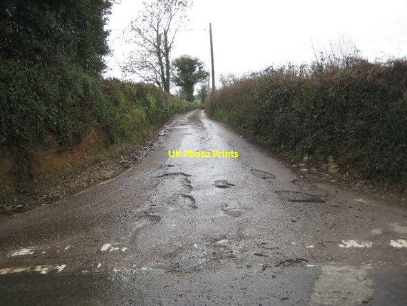 Photo 6"x4" Downhayne Road Road Green\/SY2494 c2017