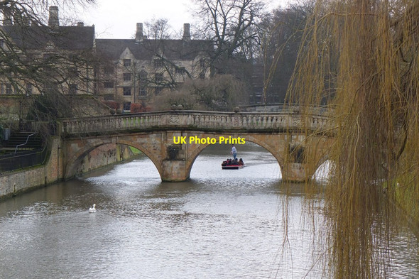 Photo 6"x4" River Cam and Clare Bridge Cambridge\/TL4658 c2017