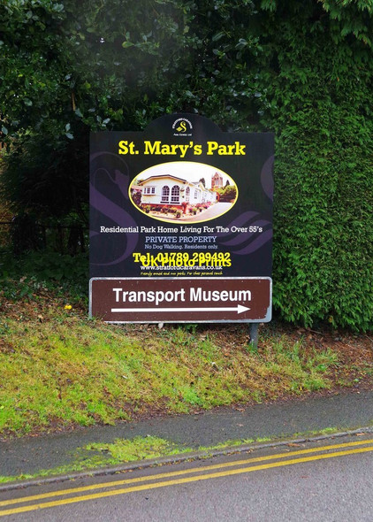 Photo 6"x4" Signs, Severn Way, Wythall, Worcs Inkford c2017