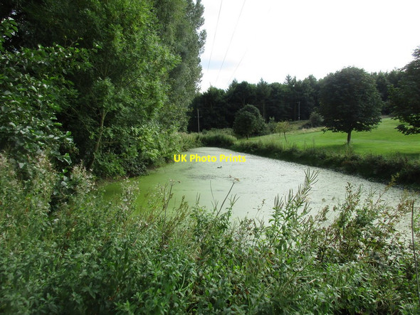 Photo 6"x4" Pond on the Greetham Valley Golf Course Stretton\/SK9415 c2016