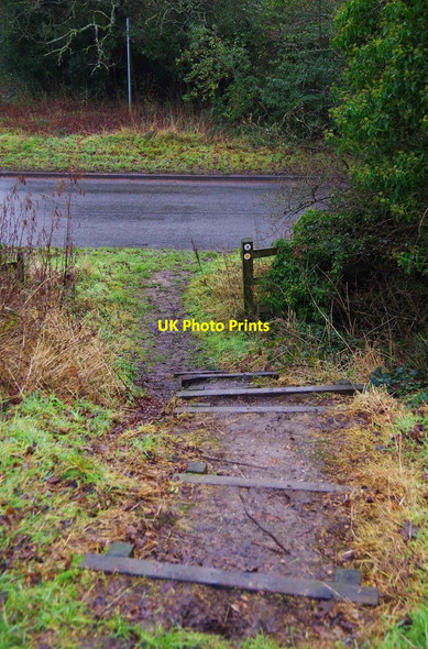Photo 6"x4" Steps down to Brock Hill Lane, Forhill, Worcs Forhill c2017