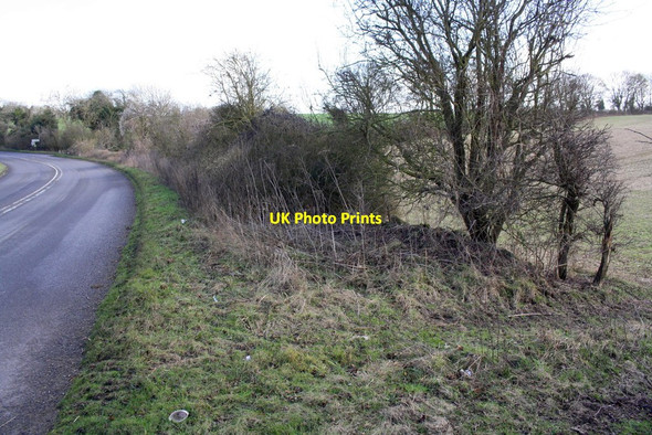 Photo 6"x4" B4047 (Burford Road) heading towards Minster Lovell Worsham c2017