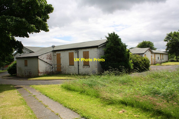 Photo 6"x4" Boarded up building on Hipswell Road West Hipswell c2016