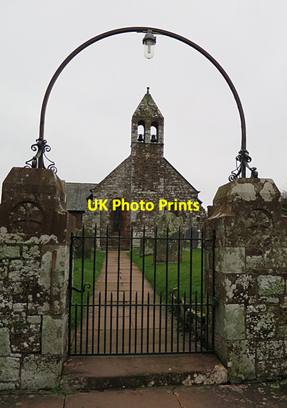 Photo 6"x4" Churchyard Gate Bowness-on-Solway c2017