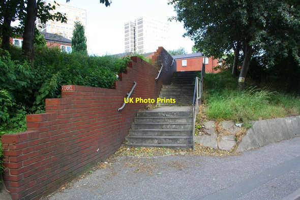 Photo 6"x4" Steps for path off North Street Leeds\/SE3034 c2016