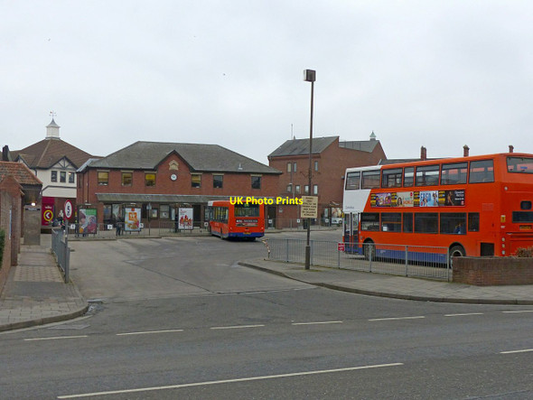 Photo 6"x4" Grantham Bus Station Grantham c2017
