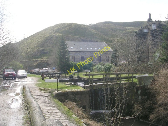 Photo 6"x4" Gauxholme Highest Lock No 24 - Rochdale Canal - Bacup Road Todmorden c2009