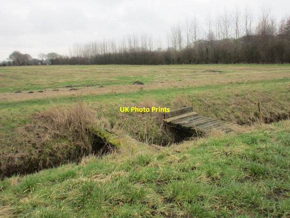 Photo 6"x4" Two old bridges over Rossmoor Drain Melbourne\/SE7544 c2017