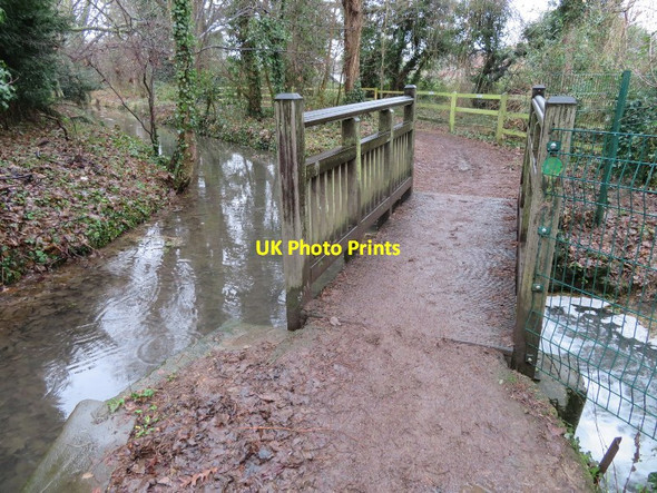 Photo 6"x4" Draining into Vicar's Brook Cambridge\/TL4658 c2017