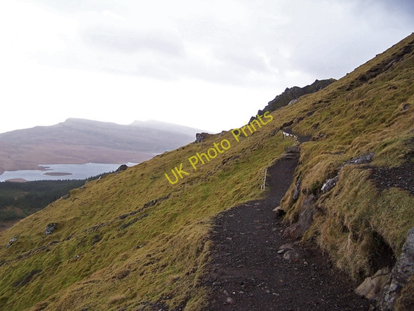 Photo 6"x4" Path below The Storr Old Man of Storr c2009