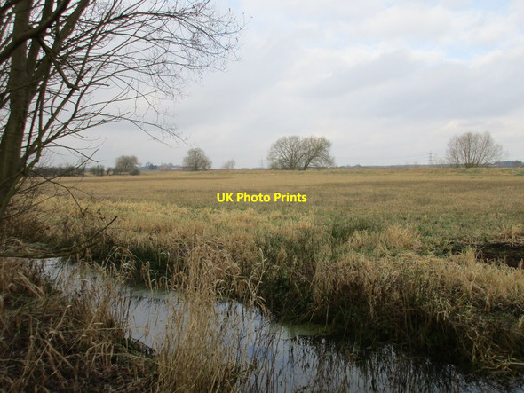 Photo 6"x4" Sop Dike and Melbourne Ings Melbourne\/SE7544 c2017