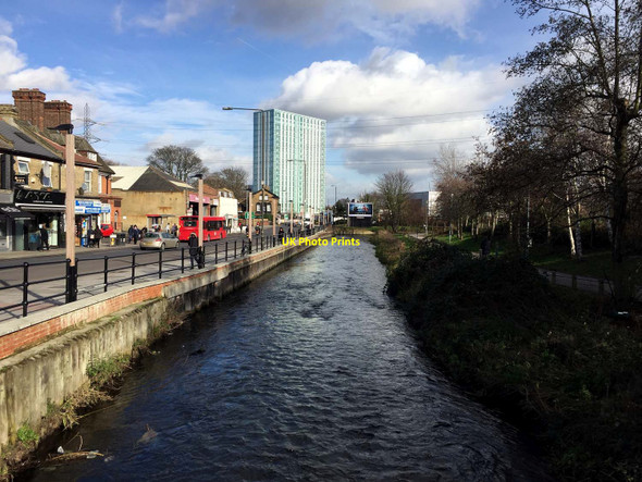 Photo 6"x4" The River Wandle in Merton Merton\/TQ2569 c2017