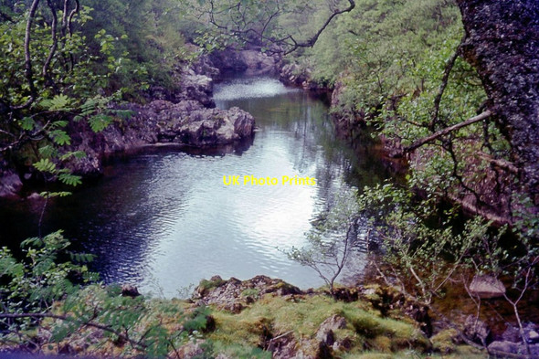 Photo 6"x4" Deep, dark pool on the River Etive at Coileitir Coiletir c1966