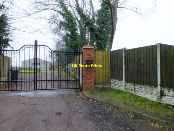 Photo 6"x4" Start of Footpath North of Bryn Hall Farm Abram c2017
