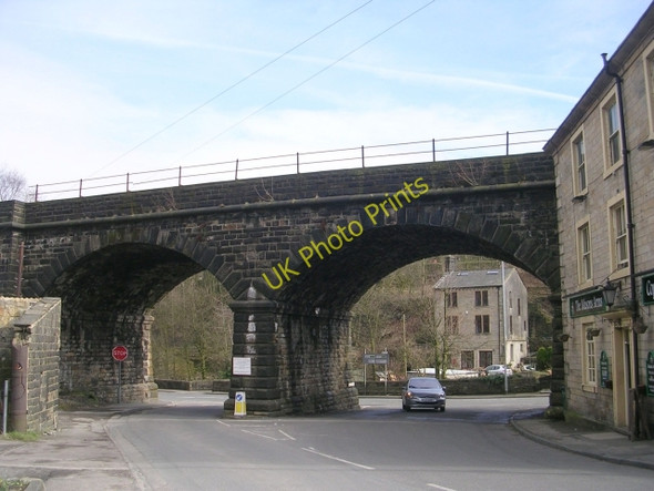 Photo 6"x4" Bridge MVN2 -101 Gauxholme No. 1 Viaduct (Bacup Road) Todmorden c2009