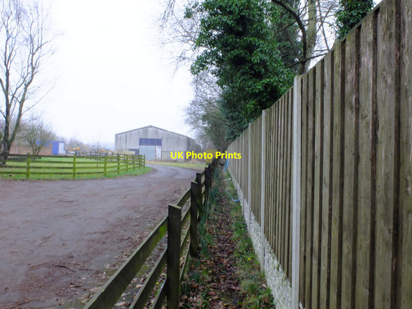 Photo 6"x4" Footpath North of Bryn Hall Farm Abram c2017