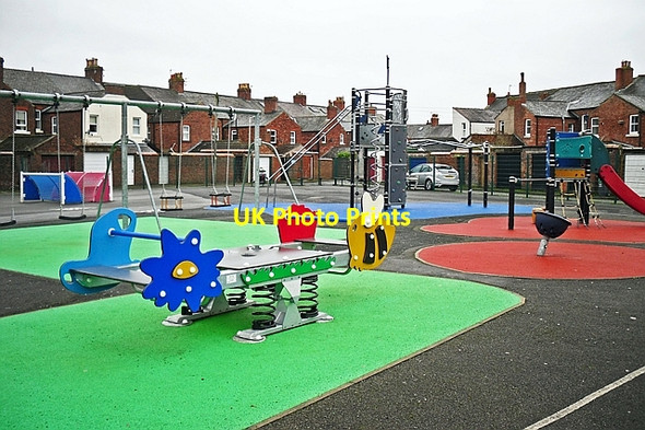 Photo 6"x4" Broad Street play area Carlisle c2017