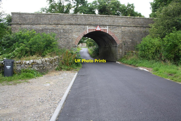 Photo 6"x4" Railway bridge over minor road south of Stoop House Farm Spennithorne c2016