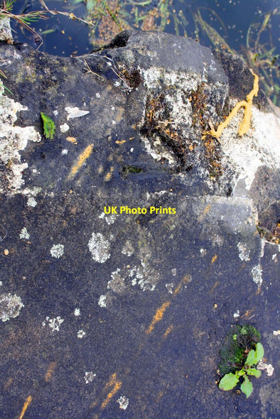 Photo 6"x4" Benchmark (arrow) on Spring Gardens Lock Leeds\/SE3034 c2016