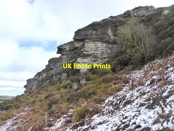 Photo 6"x4" Great Wanney Crag Ridsdale c2017