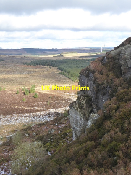 Photo 6"x4" Great Wanney Crag Ridsdale c2017