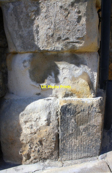 Photo 6"x4" Remains of benchmark on shop at corner of New Road and Market Place Richmond\/NZ1701 c2016