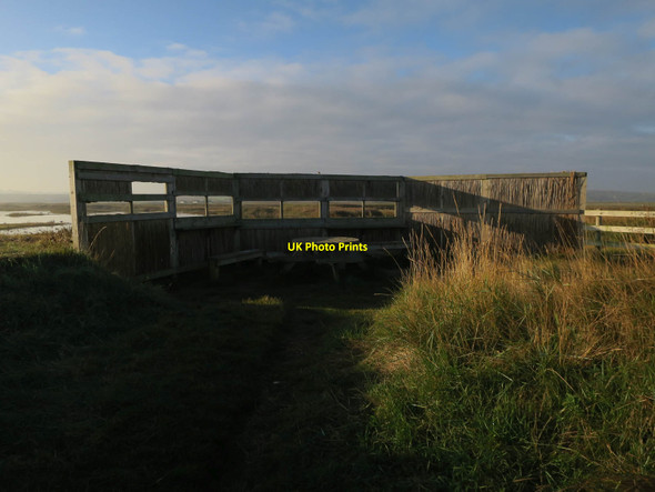 Photo 6"x4" North Scrape screen, Cley Marshes Newgate\/TG0543 c2016
