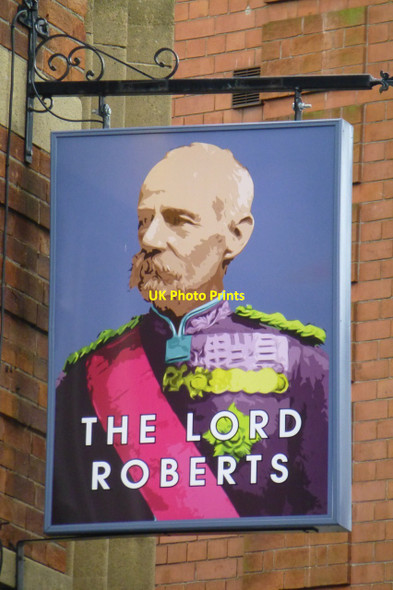 Photo 6"x4" The sign of The Lord Roberts Nottingham\/SK5641 c2017